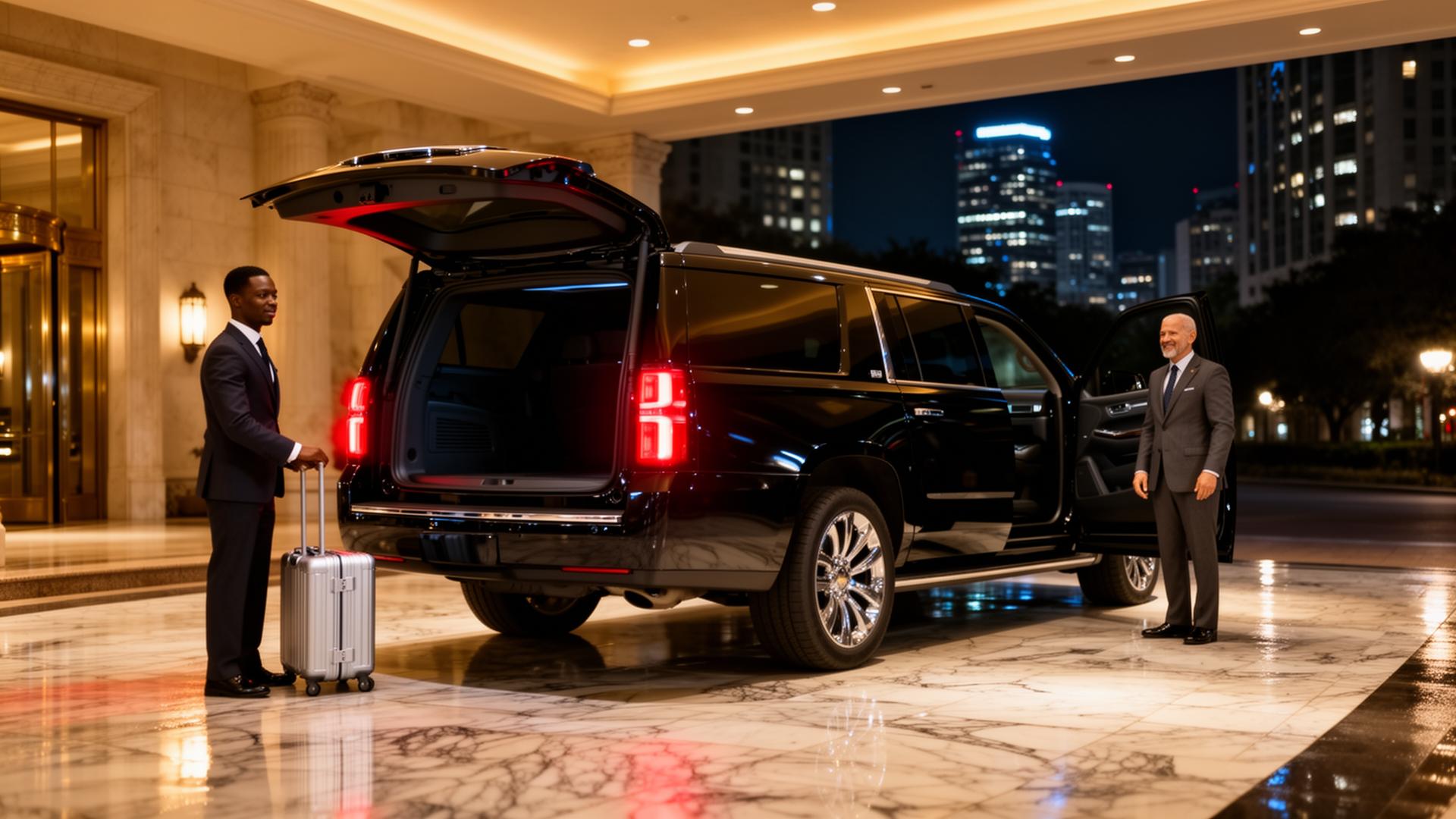 OSM Rides black SUV chauffeur Dallas-Fort Worth